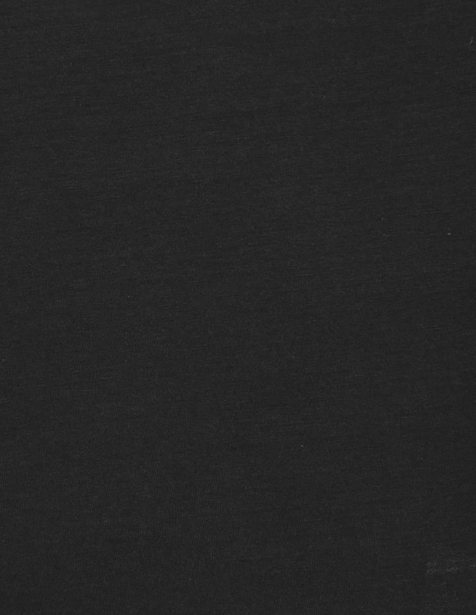 Picture of Basic Men Slub Black Short Sleeve T-shirt